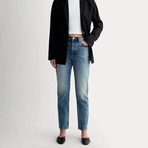 Everlane The 90s Cheeky Jean Straight Leg High Rise Organic Cotton 28